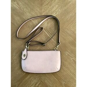 Joy Susan Women's Vegan Leather Wristlet Convertible Crossbody Clutch Lavender